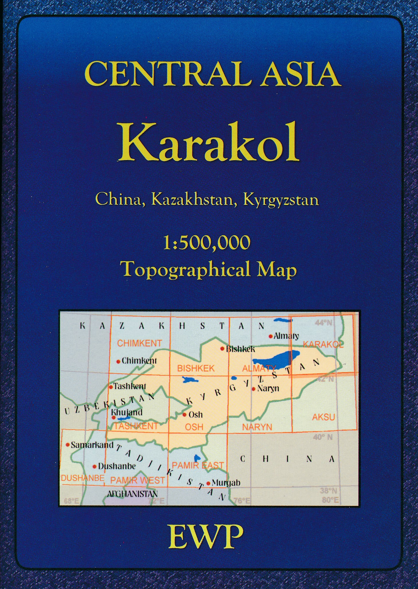 Online bestellen: Wegenkaart - landkaart Topomaps Karakol | EWP