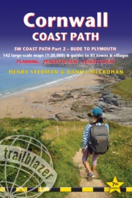 Online bestellen: Wandelgids Cornwall Coast Path | Trailblazer Guides