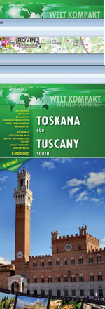 Online bestellen: Wegenkaart - landkaart Toscane Zuid - Toskana sud | Freytag & Berndt
