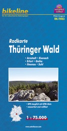 Fietskaart Radkarte Thüringer Wald TH03 | Bikeline |