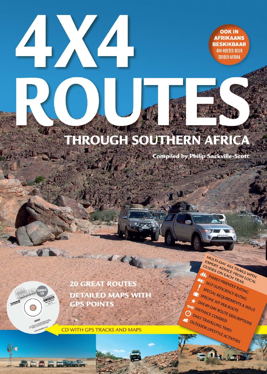 Wegenatlas 4x4 Routes through Southern Africa | Map Studio | 