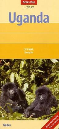 Landkaart - wegenkaart Oeganda - Uganda | Nelles Maps | 