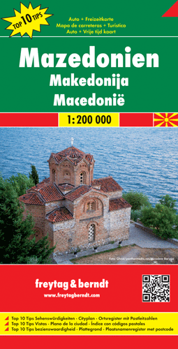 Wegenkaart - landkaart Macedonië | Freytag & Berndt de zwerver
