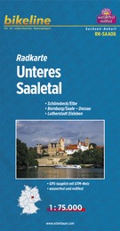 Online bestellen: Fietskaart SAA06 Bikeline Radkarte Unteres Saaletal | Esterbauer