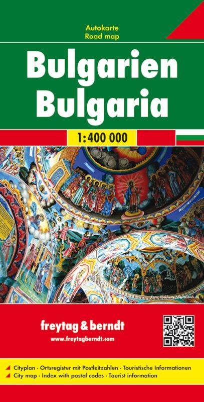 Wegenkaart - landkaart Bulgarije | Freytag & Berndt de zwerver