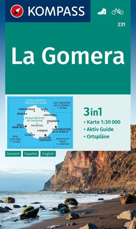 Online bestellen: Wandelkaart 231 La Gomera | Kompass