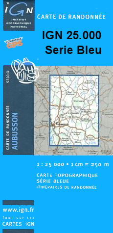 Wandelkaart 2725O - 2725 O Cercy-la-Tour, Fours topografische kaart | IGN Institut Geographique National |