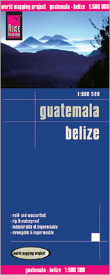 Landkaart - wegenkaart Guatemala &amp; Belize | Reise Know How | 