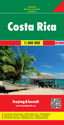 Wegenkaart - landkaart Costa Rica | Freytag &amp; Berndt | 
