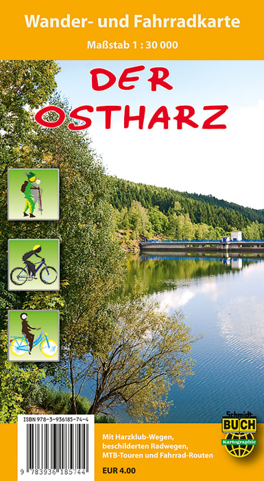Online bestellen: Wandelkaart Der Ostharz | Schmidt Buch Verlag