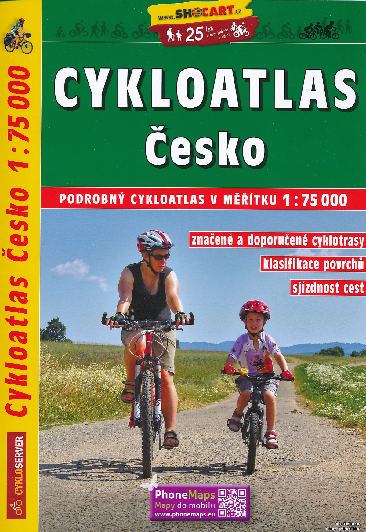 Online bestellen: Fietsatlas - Fietskaart - Wegenatlas Tsjechië Cesko Cykloatlas | Shocart
