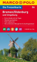 Wegenkaart landkaart Bremen- Oldenburg und Umgebung | Marco Polo Freizeitkarte 06 | 