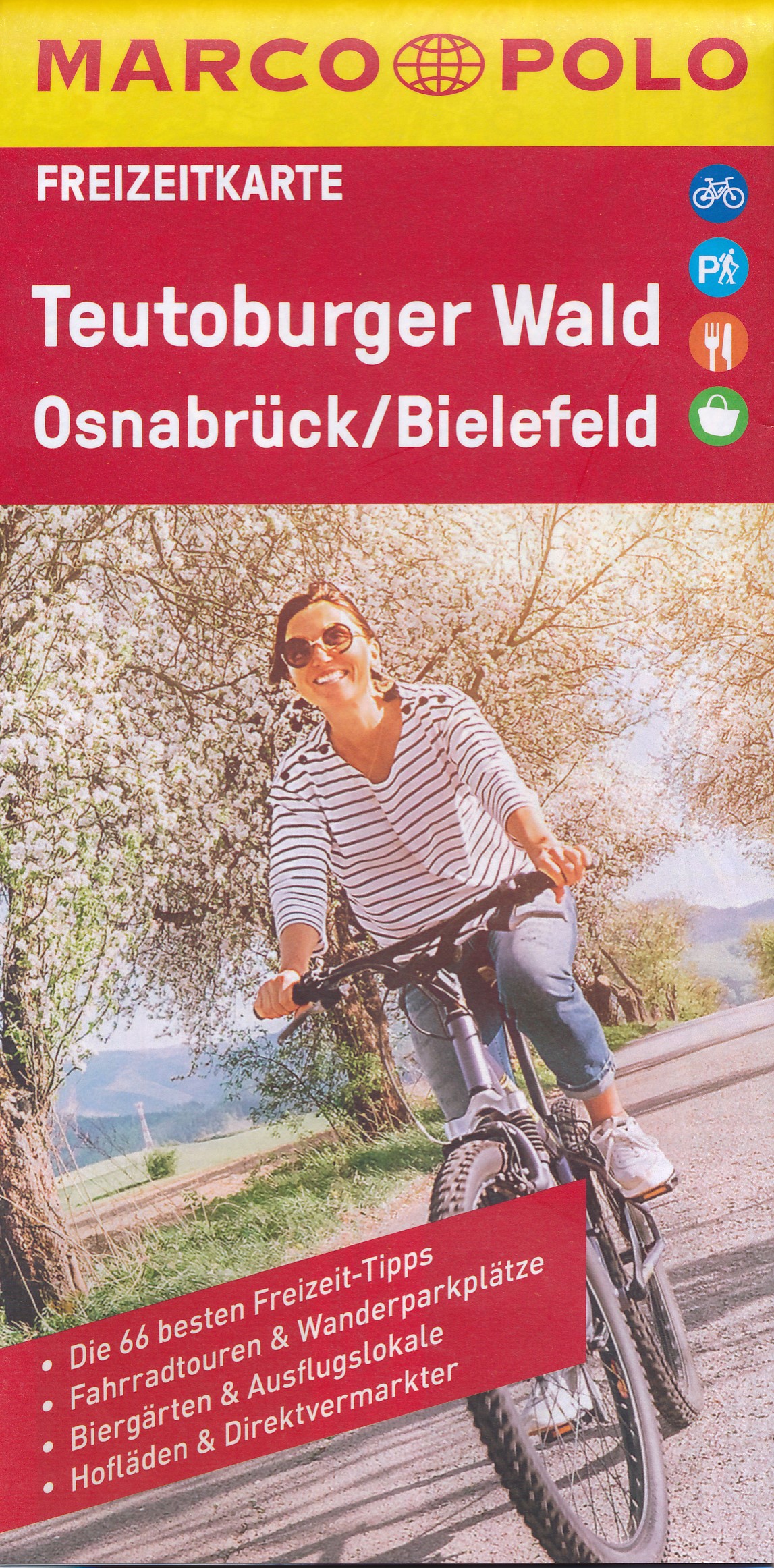 Online bestellen: Wegenkaart - landkaart 13 Marco Polo Freizeitkarte Teutoburger Wald - Osnabrück - Bielefeld | MairDumont