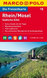 Wegenkaart landkaart Rhein- Mosel- Südliche Eifel | Marco Polo Freizeitkarte 18 | 