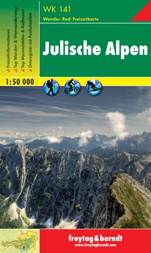 Online bestellen: Wandelkaart 141 WK Julische Alpen | Freytag & Berndt