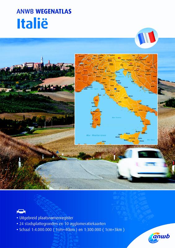 Online bestellen: Wegenatlas Italië | ANWB Media