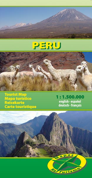 Online bestellen: Wegenkaart - landkaart Peru | Mapas Naturismo
