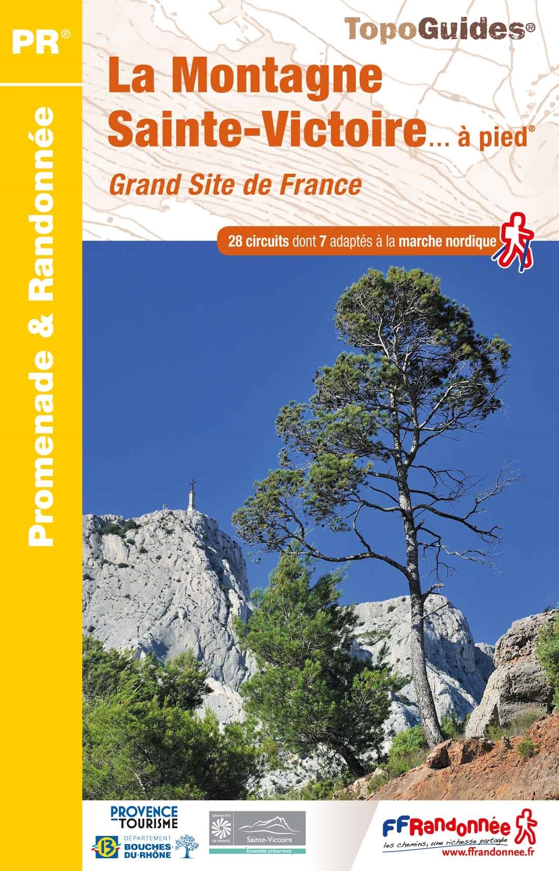 Online bestellen: Wandelgids P131 Montagne Sainte-Victoire à pied | FFRP