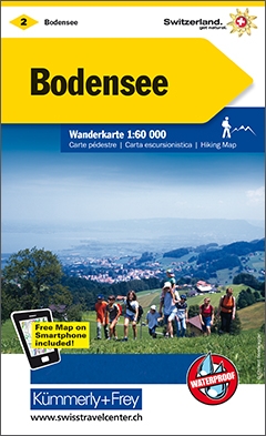 Online bestellen: Wandelkaart 02 Bodensee | Kümmerly & Frey
