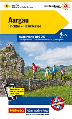 Online bestellen: Wandelkaart 05 Aargau - Fricktal - Hallwilersee | Kümmerly & Frey