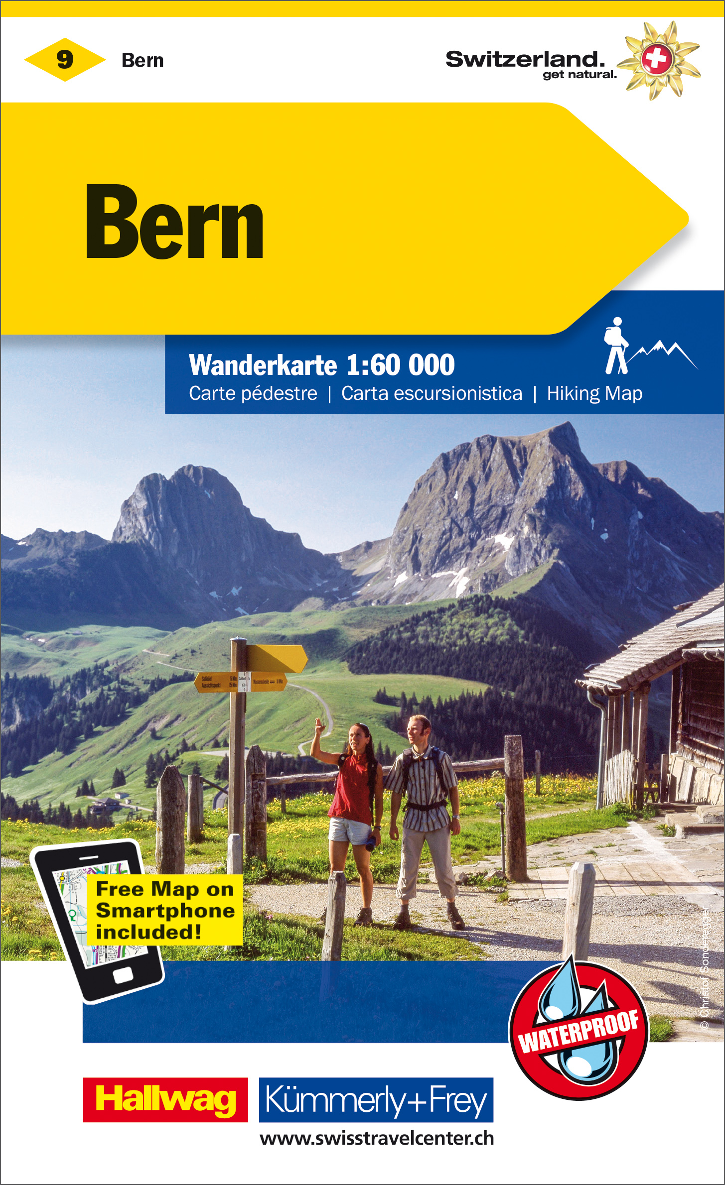Online bestellen: Wandelkaart 09 Bern | Kümmerly & Frey