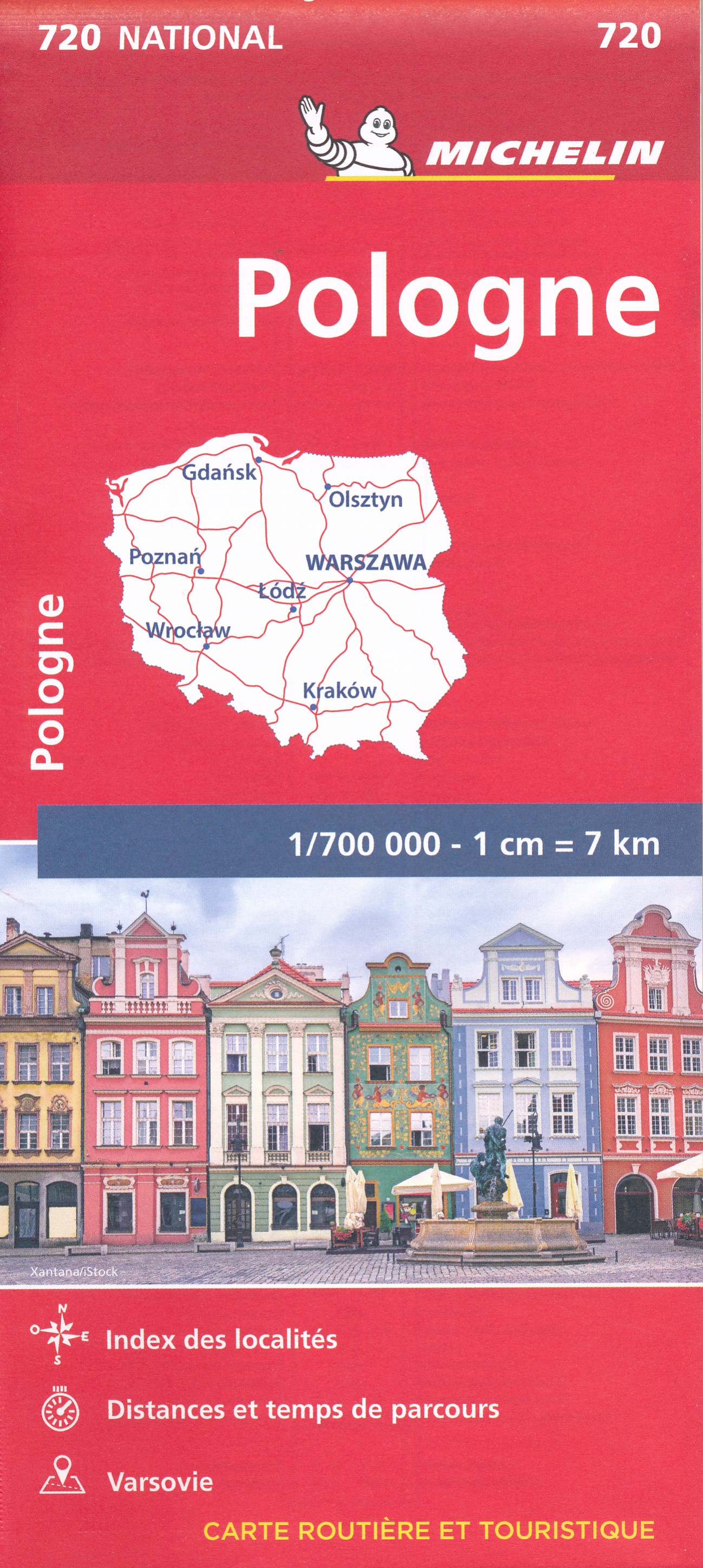 Online bestellen: Wegenkaart - landkaart 720 Polen | Michelin
