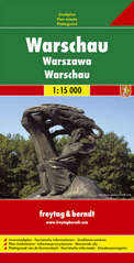 Stadsplattegrond - landkaart Warschau | Freytag &amp; Berndt | 