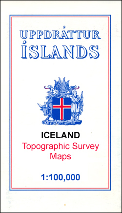 Wandelkaart 03 Saudlauksdalur atlaskort | Topografische kaart IJsland | 