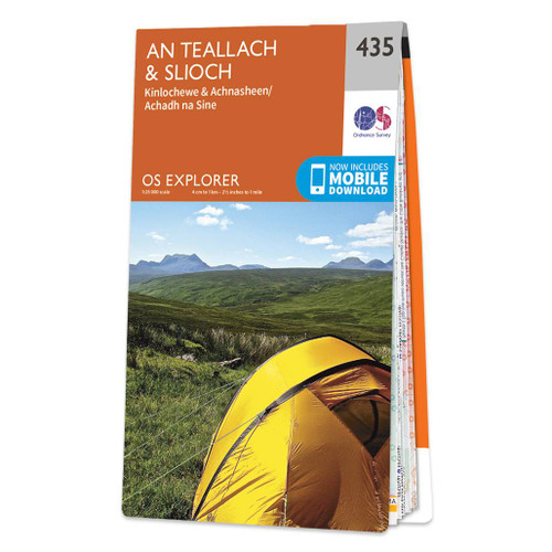 Online bestellen: Wandelkaart - Topografische kaart 435 OS Explorer Map An Teallach / Slioch | Ordnance Survey