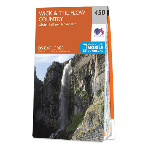 Online bestellen: Wandelkaart - Topografische kaart 450 OS Explorer Map Wick, The Flow Country | Ordnance Survey