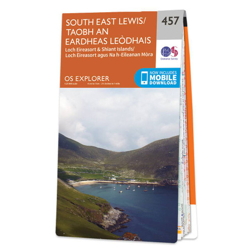 Wandelkaart – Topografische kaart 457 OS Explorer Map South East Lewis | Ordnance Survey