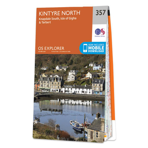 Online bestellen: Wandelkaart - Topografische kaart 357 OS Explorer Map Kintyre North | Ordnance Survey