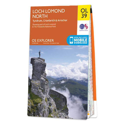 Online bestellen: Wandelkaart - Topografische kaart OL39 OS Explorer Map Loch Lomond North | Ordnance Survey