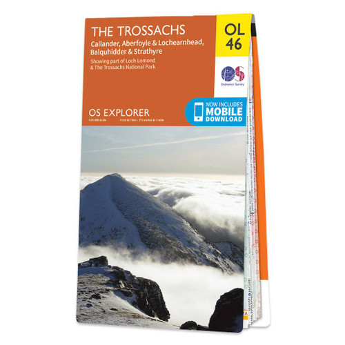 Online bestellen: Wandelkaart - Topografische kaart OL46 OS Explorer Map The Trossachs | Ordnance Survey