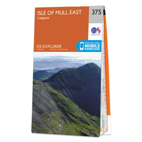 Online bestellen: Wandelkaart - Topografische kaart 375 OS Explorer Map Isle of Mull East | Ordnance Survey