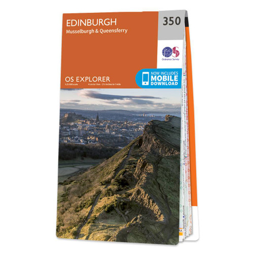 Online bestellen: Wandelkaart - Topografische kaart 350 OS Explorer Map Edinburgh | Ordnance Survey