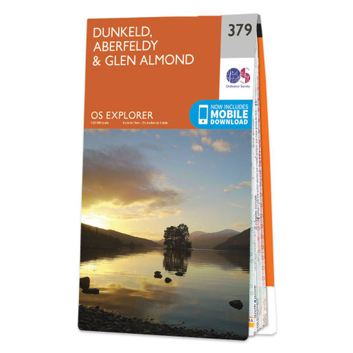 Online bestellen: Wandelkaart - Topografische kaart 379 OS Explorer Map Dunkeld, Aberfeldy, Glen Almond | Ordnance Survey