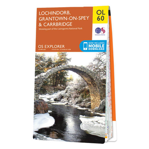 Online bestellen: Wandelkaart - Topografische kaart OL60 OS Explorer Map Lochindorb, Grantown-on-Spey & Carrbridge | Ordnance Survey