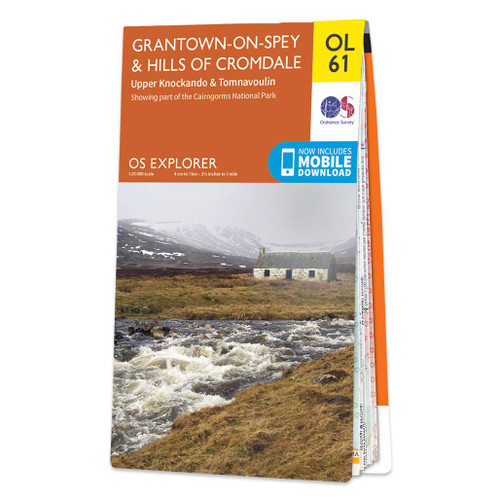 Online bestellen: Wandelkaart - Topografische kaart OL61 OS Explorer Map Grantown-on-Spey & Hills of Cromdale | Ordnance Survey
