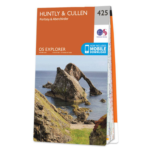 Online bestellen: Wandelkaart - Topografische kaart 425 OS Explorer Map Huntly, Cullen | Ordnance Survey