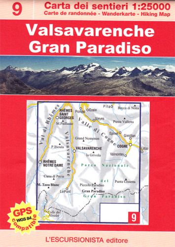 Wandelkaart 09 Valsavarenche Gran Paradiso | Escursionista |