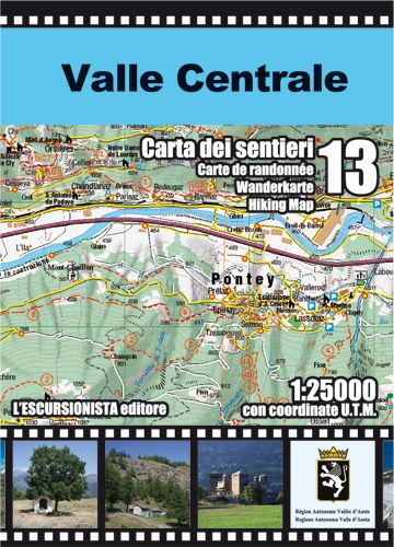 Wandelkaart 13 Valle Centrale | Escursionista | 