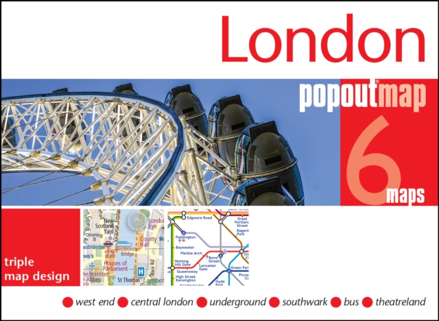 Online bestellen: Stadsplattegrond Popout Map Londen - London | Compass Maps
