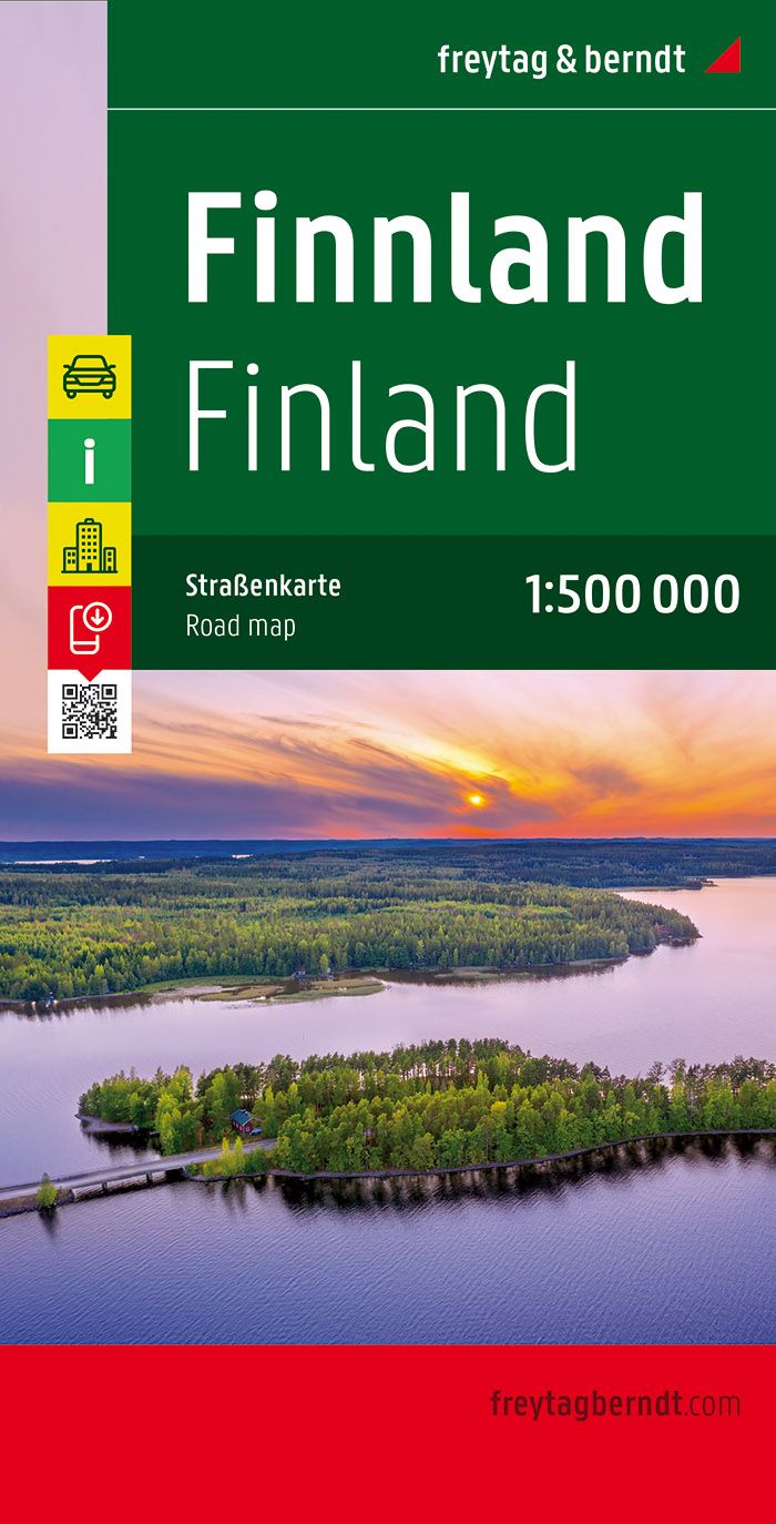 Online bestellen: Wegenkaart - landkaart Finland - Finnland | Freytag & Berndt