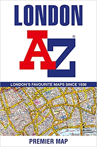 Online bestellen: Stadsplattegrond Premier Map London | A-Z Map Company