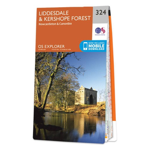 Online bestellen: Wandelkaart - Topografische kaart 324 OS Explorer Map Liddesdale, Kershope Forest | Ordnance Survey