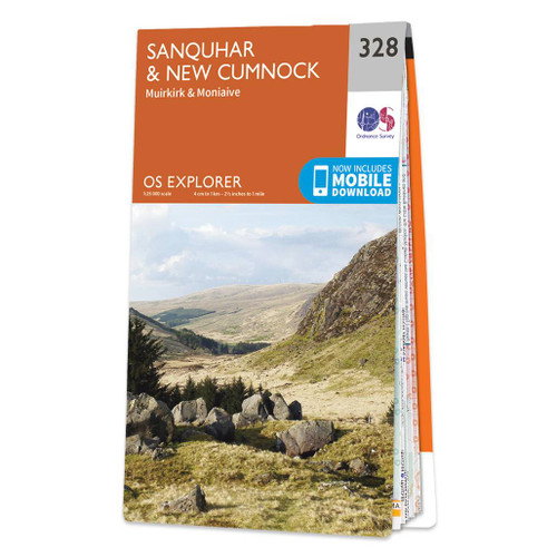Online bestellen: Wandelkaart - Topografische kaart 328 OS Explorer Map Sanquhar, New Cumnock | Ordnance Survey
