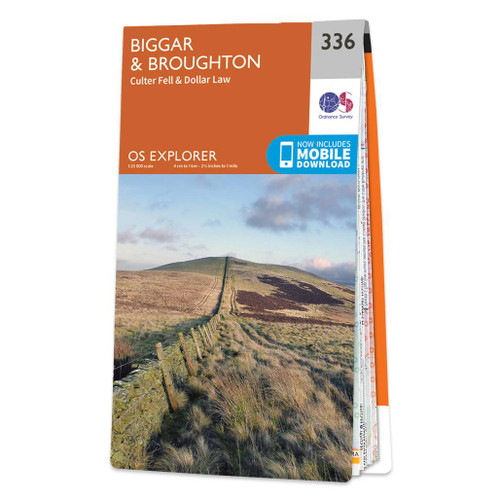 Online bestellen: Wandelkaart - Topografische kaart 336 OS Explorer Map Biggar, Broughton | Ordnance Survey