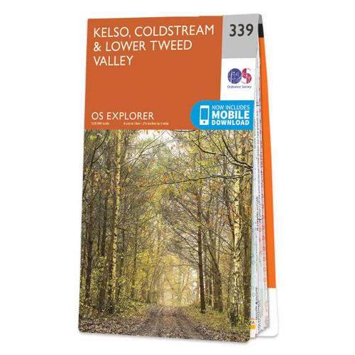 Online bestellen: Wandelkaart - Topografische kaart 339 OS Explorer Map Kelso, Coldstream, Lower Tweed Valley | Ordnance Survey