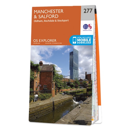 Online bestellen: Wandelkaart - Topografische kaart 277 OS Explorer Map Manchester & Salford | Ordnance Survey